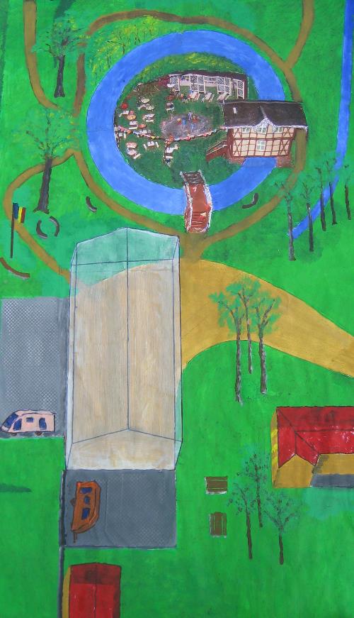 Ringelteich mit Festzelt und Caravan-Plätzen