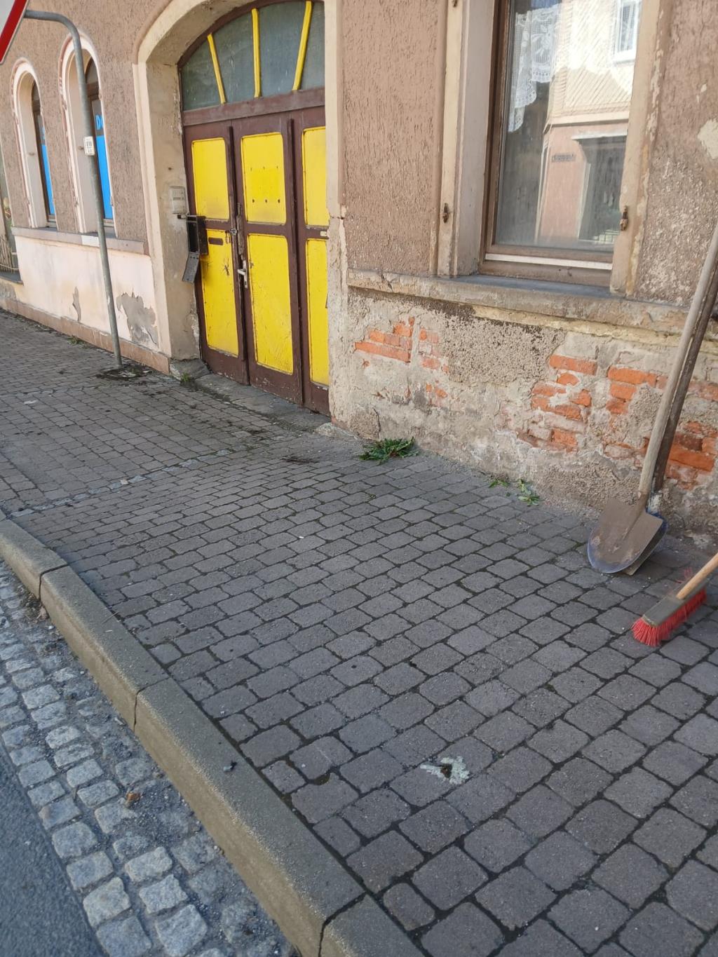 Arbeitseinsatz in der Stadt