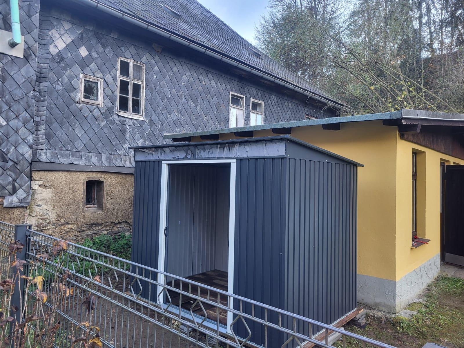 Aufbau Schuppen